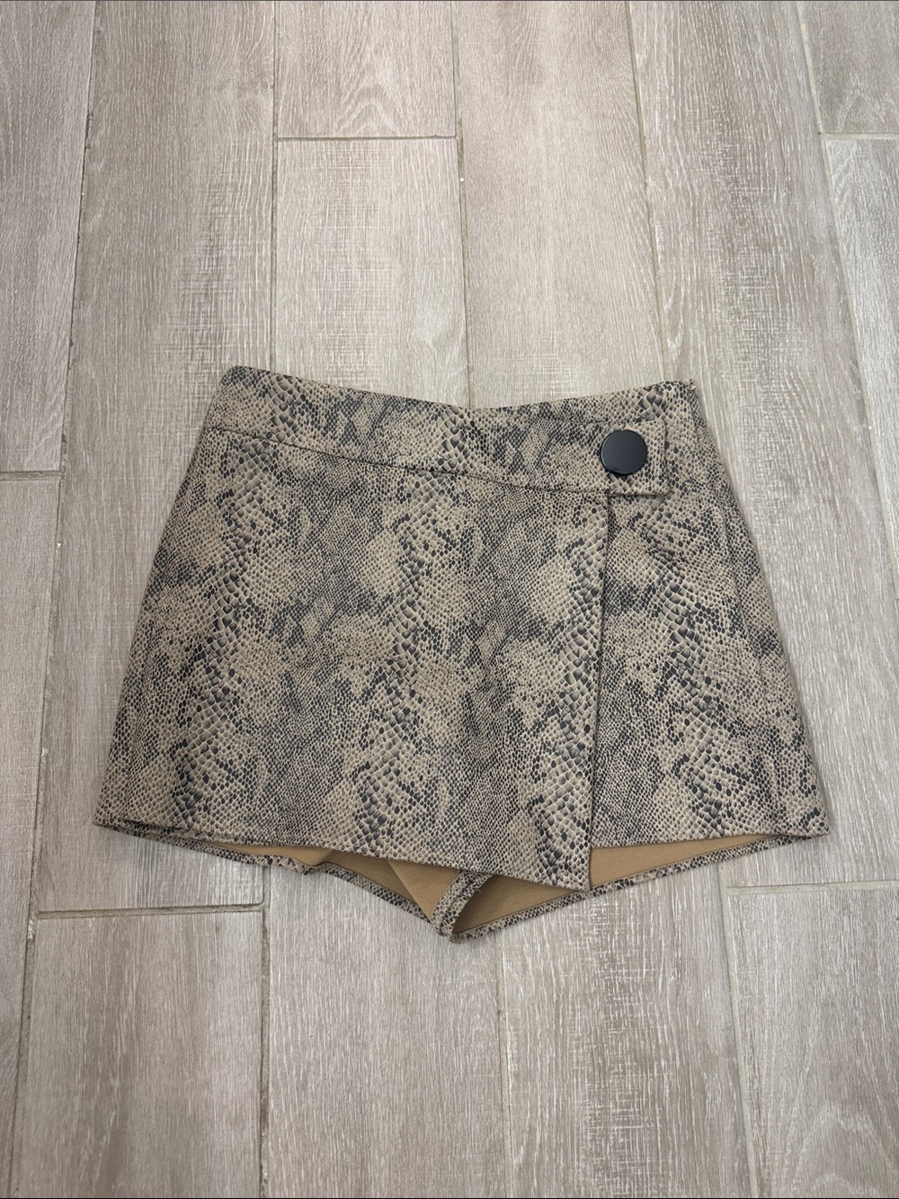 Zara Snake Print Skort
